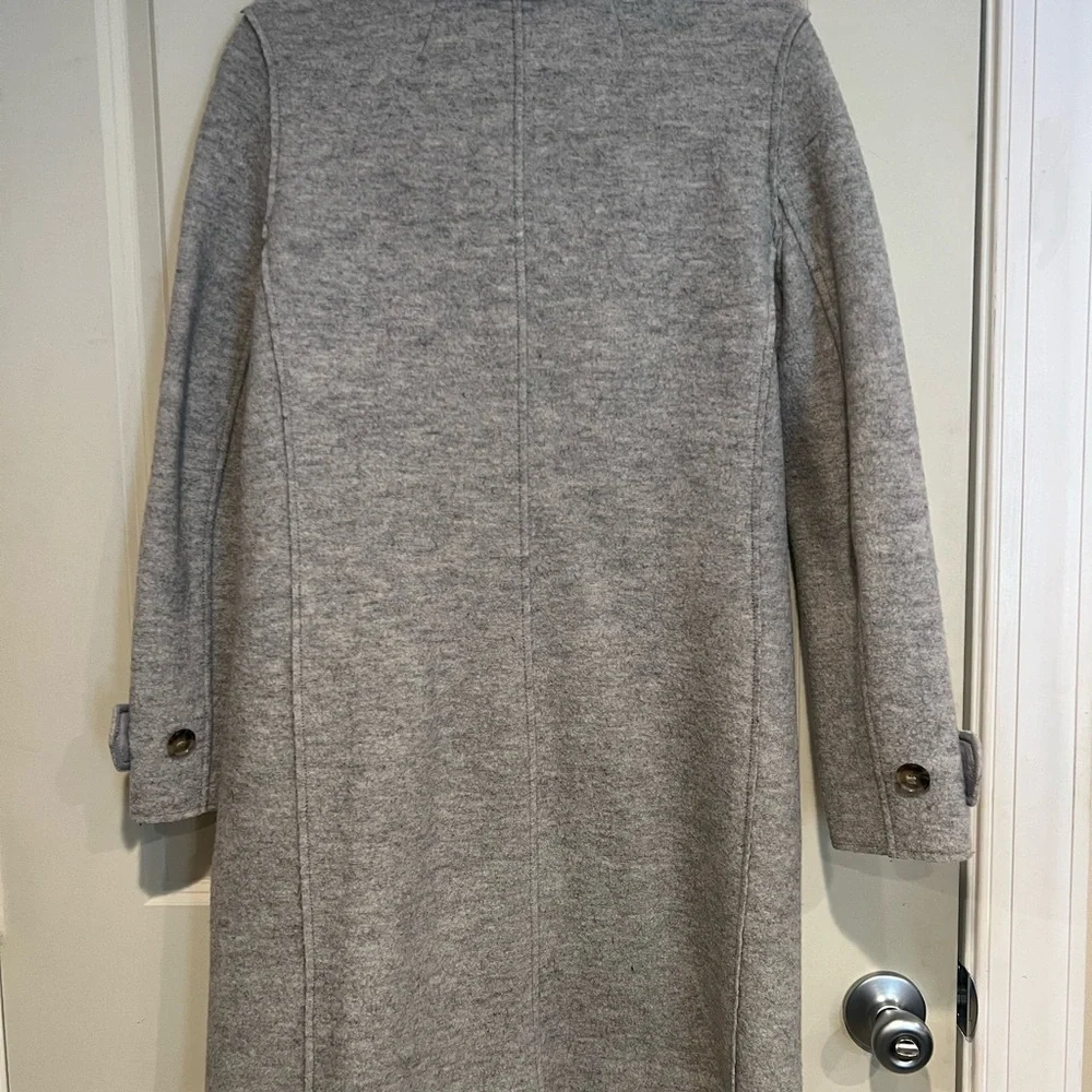 J. Crew Gray Wool-Blend Pea Coat - Picture 8 of 8